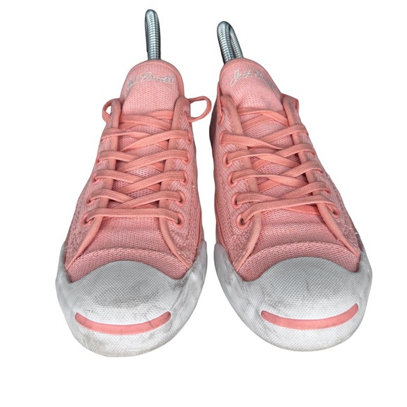 Converse Womens Jack Purcell Athletic Sneakers Shoes 161309C Light Pink Size 6.5 - Picture 4 of 8